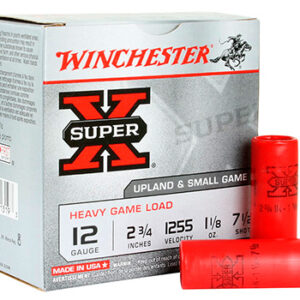 Winchester Ammo XU12H7 Super X Heavy Game Load 12 Gauge 2.75" 1 1/8 oz 7.5 Shot 25 Per Box/ 10 Case