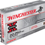 65139 Winchester Ammo X222501 Super X 22-250 Rem 55 gr Jacketed Soft Point 20 Per Box/ 10 Case