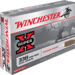 65212 Winchester Ammo X3381 Power-Point 338 Win Mag 200 gr Power Point 20 Per Box/ 10 Case