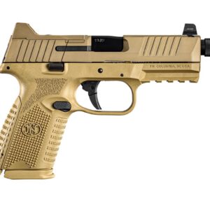FN 509 Midsize Tactical 9mm Luger handgun Flat Dark Earth with 4.5-inch threaded barrel