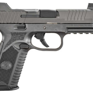FN 509T NMS 9mm tactical handgun 4.5 inch threaded barrel gray Cerakote finish