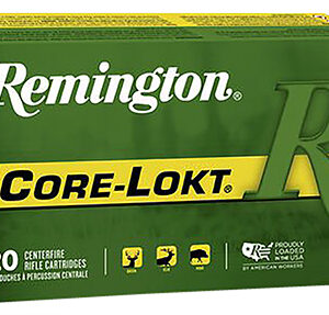 Remington Ammunition 29279 Core-Lokt  300 Wthby Mag 180 gr Pointed Soft Point Core Lokt 20 Per Box/ 10 Case