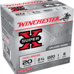 67501 Winchester Ammo X208 Super X Heavy Game Load High Brass 20 Gauge 2.75" 1 oz 8 Shot 25 Bx/ 10 Case