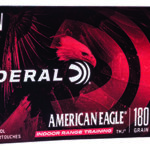 67707 Federal AE40N1 American Eagle Indoor Range Training 40 S&W 180 gr Total Metal Jacket 50 Per Box/ 20 Case