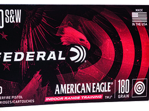 Federal AE40N1 American Eagle Indoor Range Training 40 S&W 180 gr Total Metal Jacket 50 Per Box/ 20 Case