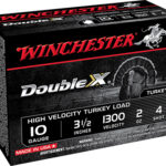 67755 Winchester Ammo STH104 Double X High Velocity Turkey 10 Gauge 3.50" 2 oz 4 Shot 10 Per Box/ 10 Case