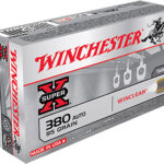 67777 Winchester Ammo WC3801 Super X 380 ACP 95 gr Winclean Brass Enclosed Base 50 Per Box/ 10 Case