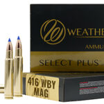 68733 Weatherby H416400RN Select Plus 416 Wthby Mag 400 gr Soft Point Round Nose 20 Per Box/ 10 Case