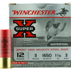 Winchester Ammo WEX123M3 Super X Xpert High Velocity 12 Gauge 3" 1 1/16 oz 3 Shot 25 Per Bx/ 10 Case