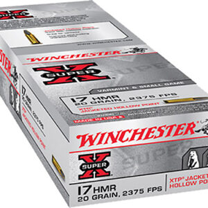 Winchester Ammo X17HMR1 Super X  17 HMR 20 gr Hornady XTP Hollow Point 50 Per Box/ 20 Case