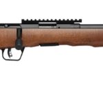 702173401 SAVAGE ARMS B22 22LR BLK/WOOD 18" THD