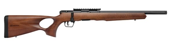 702173401 SAVAGE ARMS B22 22LR BLK/WOOD 18" THD