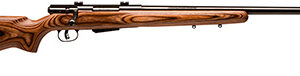 Savage 25 Lightweight Varminter .22 Hornet with 24-inch blued barrel and brown laminate stock