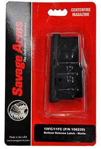Savage Arms 55221 110  Blued Detachable 4rd for 7.62x39mm Savage 10 Predator Hunter/10/11FC/12FCV/12LRP/110/10 Precision Carbine