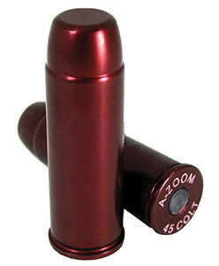 A-Zoom 16124 Revolver Snap Cap 45 Colt Aluminum 6 Pack