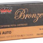 74054 PMC 25A Bronze 25 ACP 50 gr Full Metal Jacket 50 Per Box/ 20 Case