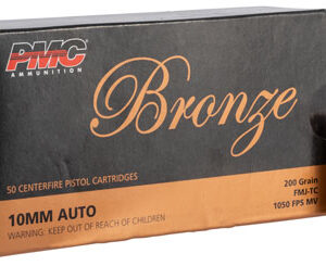 PMC 10A Bronze  10mm Auto 200 gr Full Metal Jacket Truncated Cone 50 Per Box/ 20 Case