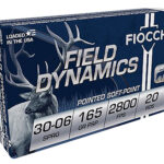 76188 Fiocchi 3006C Field Dynamics 30-06 Springfield 165 gr Pointed Soft Point 20 Per Box/ 10 Case