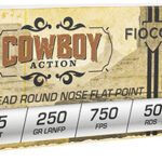 76207 Fiocchi 45LCCA Cowboy Action 45 Colt 250 gr Lead Round Nose Flat Point 50 Per Box/ 10 Case