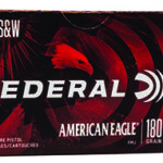 76674 Federal AE40R100 American Eagle Handgun 40 S&W 180 gr Full Metal Jacket 100 Per Box/ 5 Case