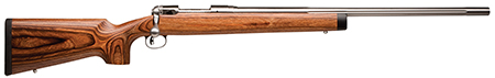 Savage 12BVSS .22-250 Remington 26-inch heavy fluted stainless barrel with brown laminate stock