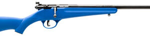 Savage Rascal .22 LR youth rifle with blue synthetic stock