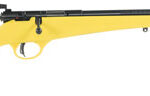 78644 Savage Arms 13805 Rascal 22 LR Caliber with 1rd Capacity, 16.12" Barrel, Blued Metal Finish & Yellow Synthetic Stock Right Hand (Youth)