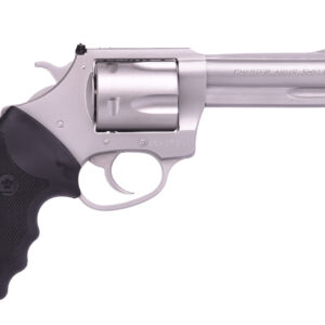 Charter Arms Pitbull 9mm revolver 4.2-inch matte stainless with black finger-grooved rubber grip