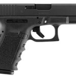 8039 Glock UI1950201 G19 Gen3 Compact 9mm Luger 10+1 4.02" Black Steel Barrel, Matte Black Serrated Slide, Black Polymer Frame w/Accessory Rail, Black Finger Grooved Polymer Grip, Right Hand USA Made