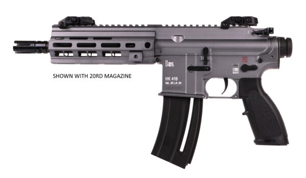 81000599fd18 HECKLER AND KOCH (HK USA) HK416 PISTOL 22LR GREY 10RD #