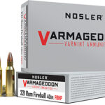 81554 Nosler 65120 Varmageddon 221 Rem Fireball 40 gr Flat Base Hollow Point 20 Per Box/ 20 Case