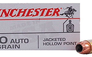 Winchester Ammo USA380JHP USA  380 ACP 95 gr Jacket Hollow Point 50 Per Box/ 10 Case