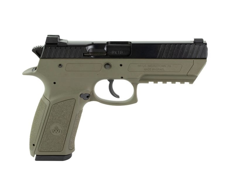 IWI Jericho 941 Enhanced 9mm OD Green 4.4 inch barrel polymer frame