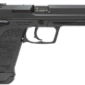 HK 81000363 USP Expert V1 9mm Luger 18+1, 5.19" Black Polygonal Rifled Barrel, Black Serrated Steel Slide, Black Polymer Frame, Black Polymer Grip Ambidextrous