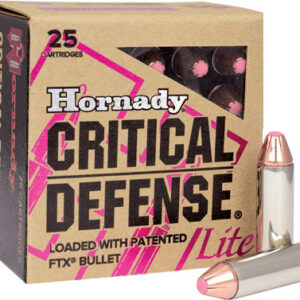 Hornady 90300 Critical Defense Lite 38 Special 90 gr Hornady Flex Tip eXpanding 25 Per Box/ 10 Case
