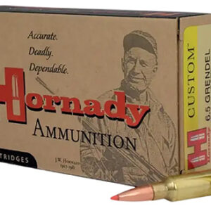 Hornady 8152 Custom  6.5 Grendel 123 gr Super Shock Tip 20 Per Box/ 10 Case