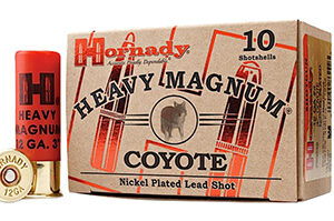Hornady 86222 Heavy Magnum Coyote 12 Gauge 3" 1 1/2 oz BB Shot 10 Per Box/ 10 Case