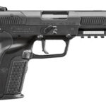 84946 FN 3868929302 Five-seveN *CA Compliant 5.7x28mm 10+1 4.80" Black Steel Barrel, Black Serrated Steel Slide, Matte Black Polymer Frame w/Picatinny Rail, Black Textured Polymer Grip, Ambidextrous