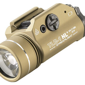 Streamlight 69266 TLR-1 HL Gun Light  Flat Dark Earth 1,000 Lumens White LED