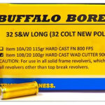 86237 2 Buffalo Bore Ammunition 3G20 Buffalo-Barnes Strictly Business 45 Colt +P 225 gr Barnes VOR TX XPB Lead Free 20 Per Box/ 12 Case