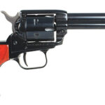 87902 Heritage Mfg RR22B4 Rough Rider 22 LR 6 Shot, 4.75" Black Steel Barrel, Black Zinc Alloy Frame, Black Cylinder Cocobolo Grip, Hammer/Thumb Safety, Exposed Hammer