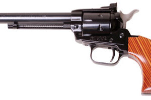 Heritage Rough Rider .22 combo revolver with 6.5 inch blued barrel and cocobolo grips