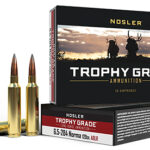 88238 Nosler 60128 Trophy Grade Long-Range 6.5x284 Norma 129 gr Nosler Spitzer AccuBond Long Range 20 Per Box/ 10 Case