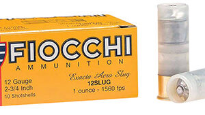 Fiocchi 12FLRSLU Aero Extrema 12 Gauge 2.75" 1 oz Rifled Slug Shot 10 Per Box/ 8 Case