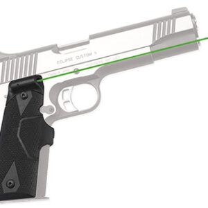 Crimson Trace 0141001 LG-401G Front Activation Green Lasergrips  Black 1911 Full Size