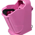 9191 Maglula UP60P UpLULA Loader & Unloader Double & Single Stack Style made of Polymer with Pink Finish for 9mm Luger, 45 ACP Pistols