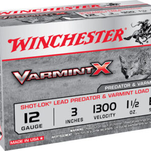 Winchester Ammo X123VBB Varmint X Shot-Lok 12 Gauge 3" 1 1/2 oz BB Shot 10 Per Box/ 10 Case
