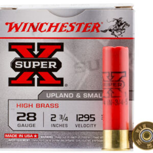 Winchester Ammo X285 Super X Heavy Game Load High Brass 28 Gauge 2.75" 3/4 oz 5 Shot 25 Per Box/ 10 Case
