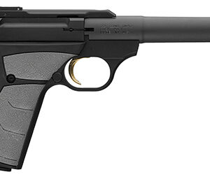Browning 051498490 Buck Mark Camper 22 LR 10+1 5.50" Tapered Bull Barrel, Matte Black Serrated Steel Slide & Aluminum Frame, Gray Ultragrip FX Grip