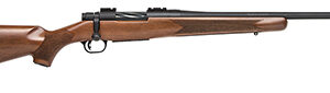Mossberg Patriot 22-250 Remington with walnut stock and 22 inch fluted barrel